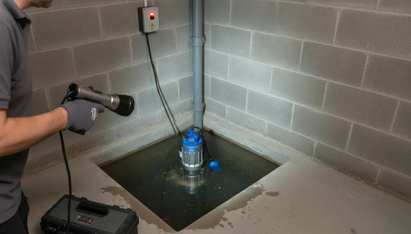Dépannage pompe de relevage Saint-Divy – problème / diagnostic